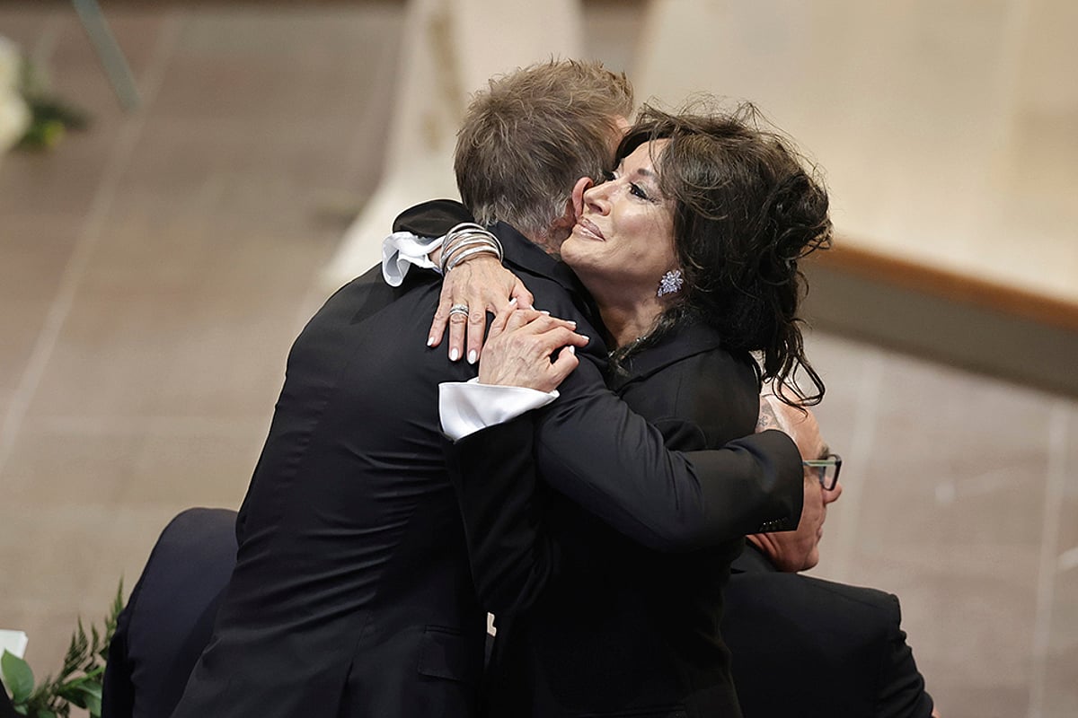 Sven-Goran Eriksson Funeral_David Beckham and Nancy Dell'Olio